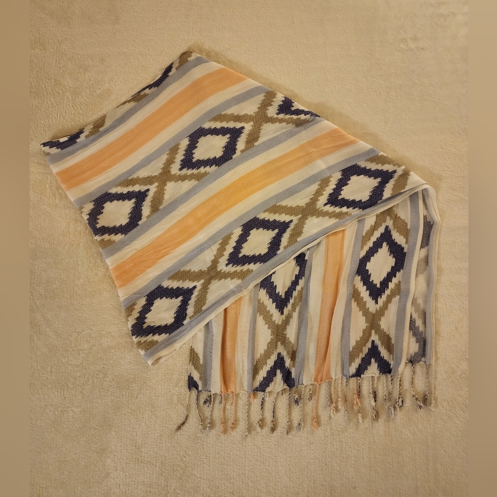 Fringed Scarf Shaw Shrug Wrap